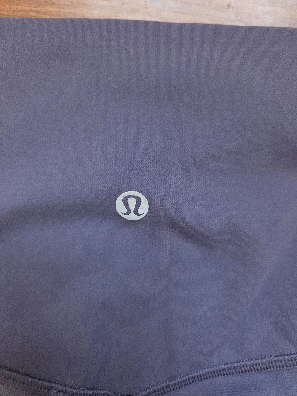 lululemon athletica Gray/Purple Active Leggings Sz 6 Like New